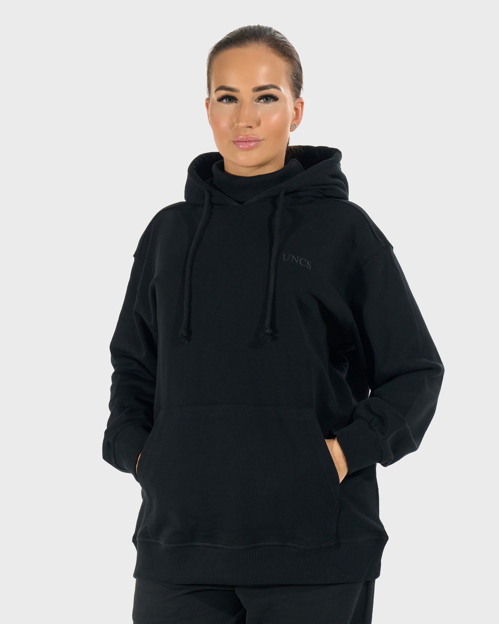 Női pulóver BELLA BLACK BLACK