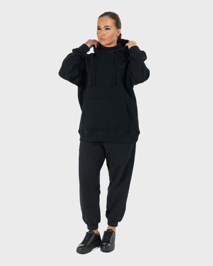 Női pulóver BELLA BLACK BLACK