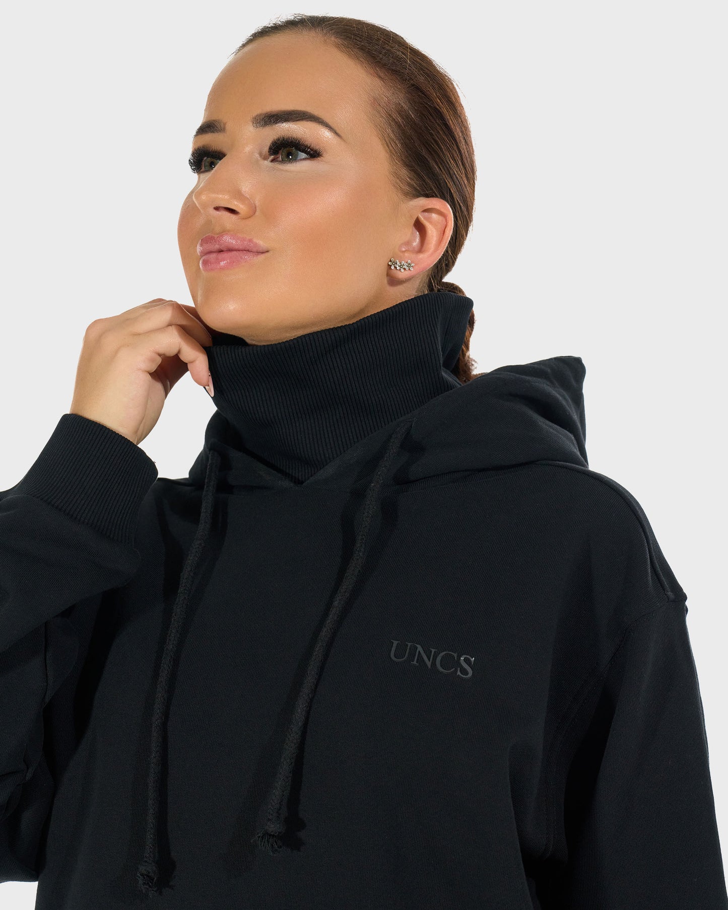 Női pulóver BELLA BLACK BLACK