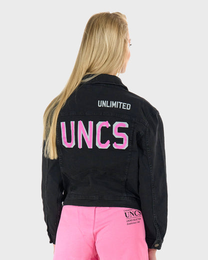 Női dzseki CYNTHIA BLACK DENIM