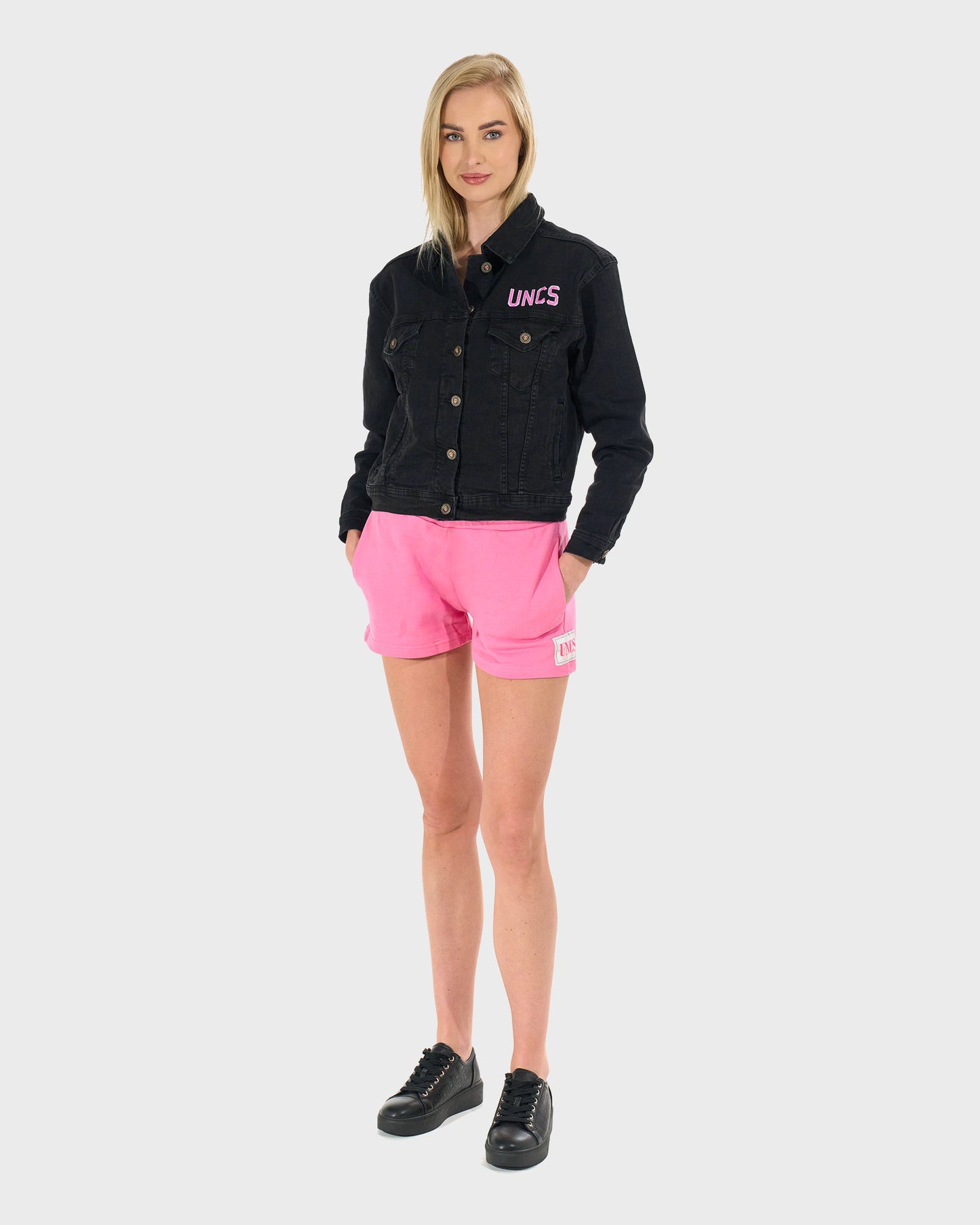 Női dzseki CYNTHIA BLACK DENIM