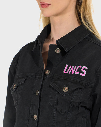 Női dzseki CYNTHIA BLACK DENIM