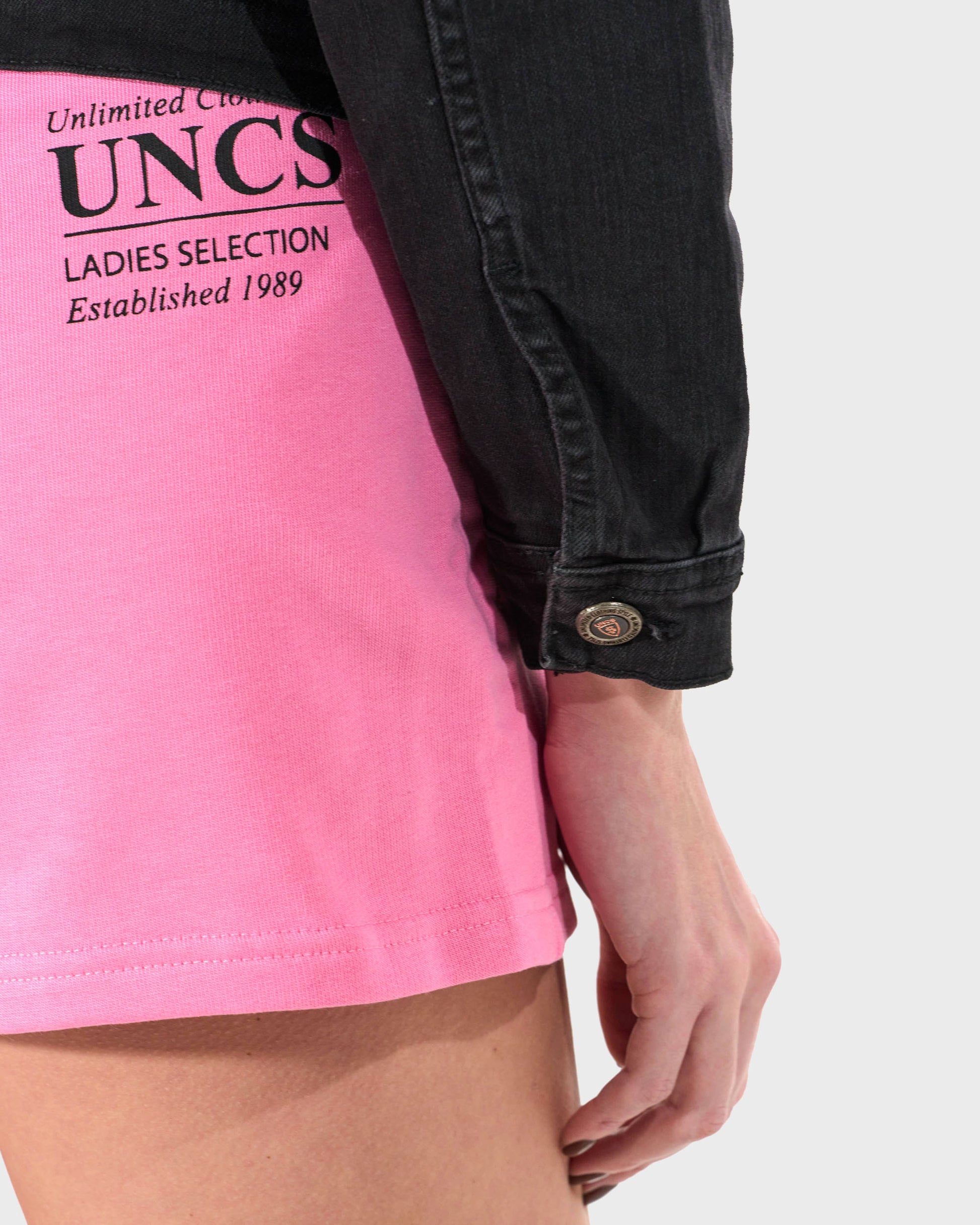 Női dzseki CYNTHIA BLACK DENIM