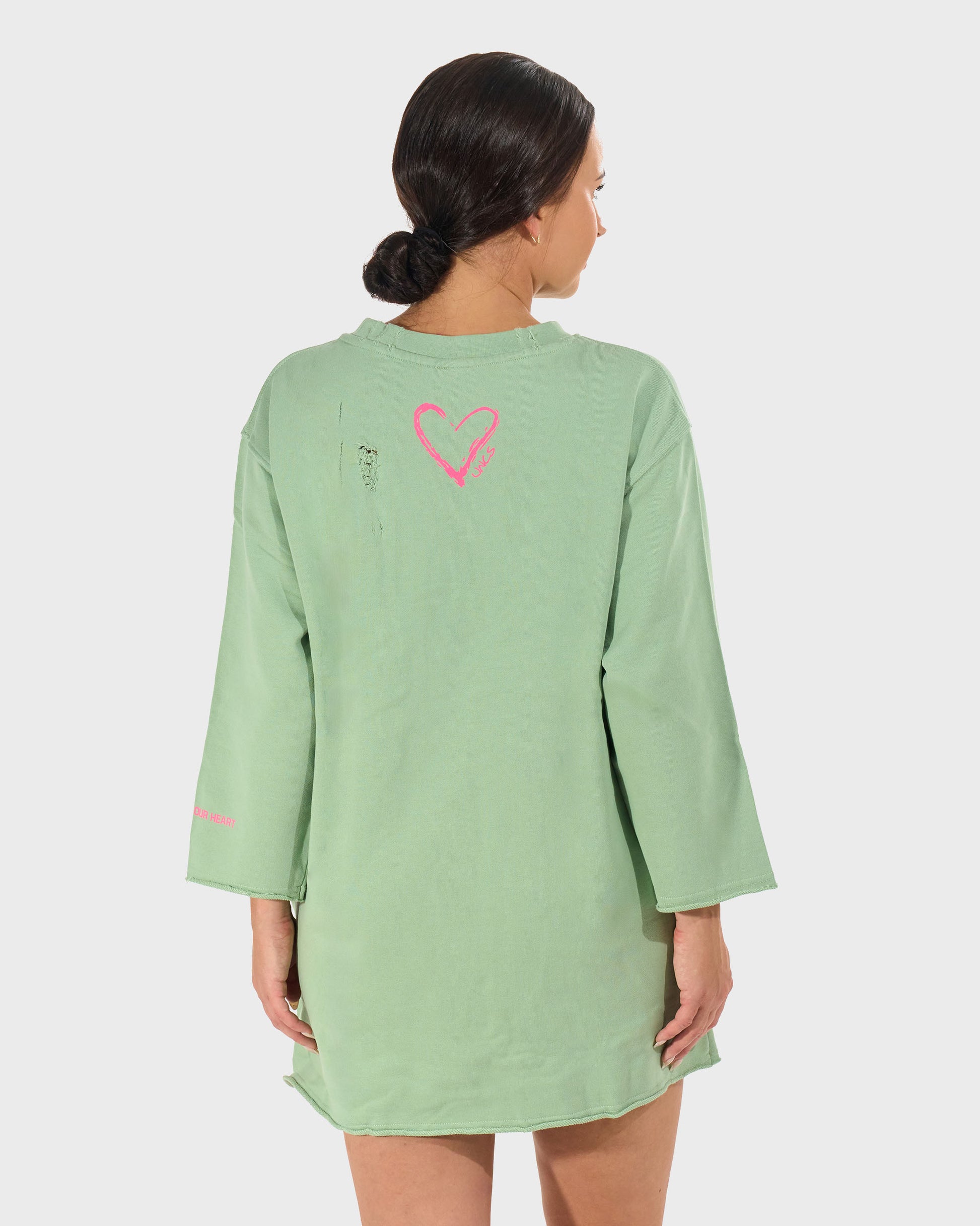 Női ruha POMPONIE PISTACHIO