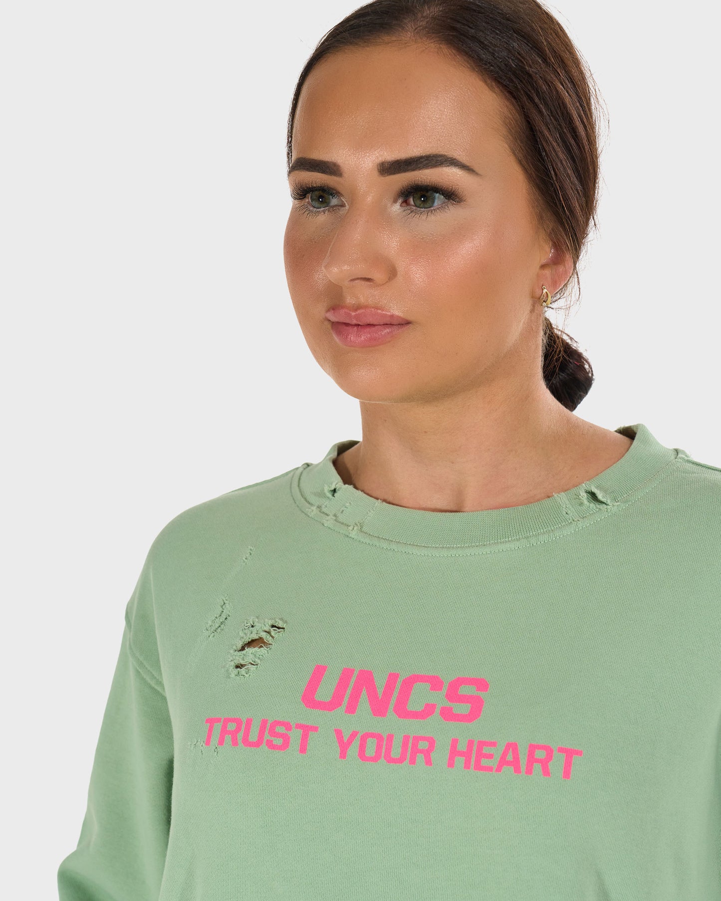 Női ruha POMPONIE PISTACHIO