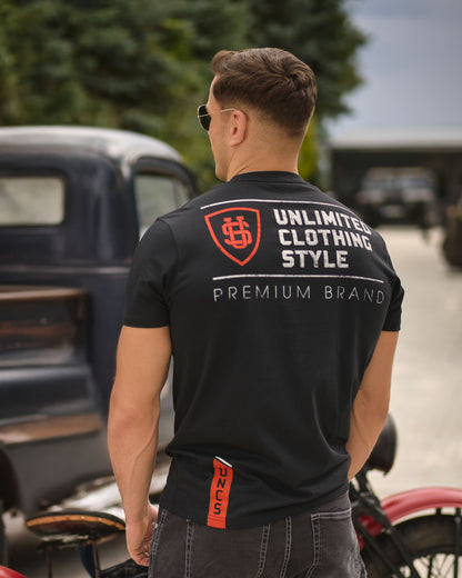 Férfi póló JOSH BLACK