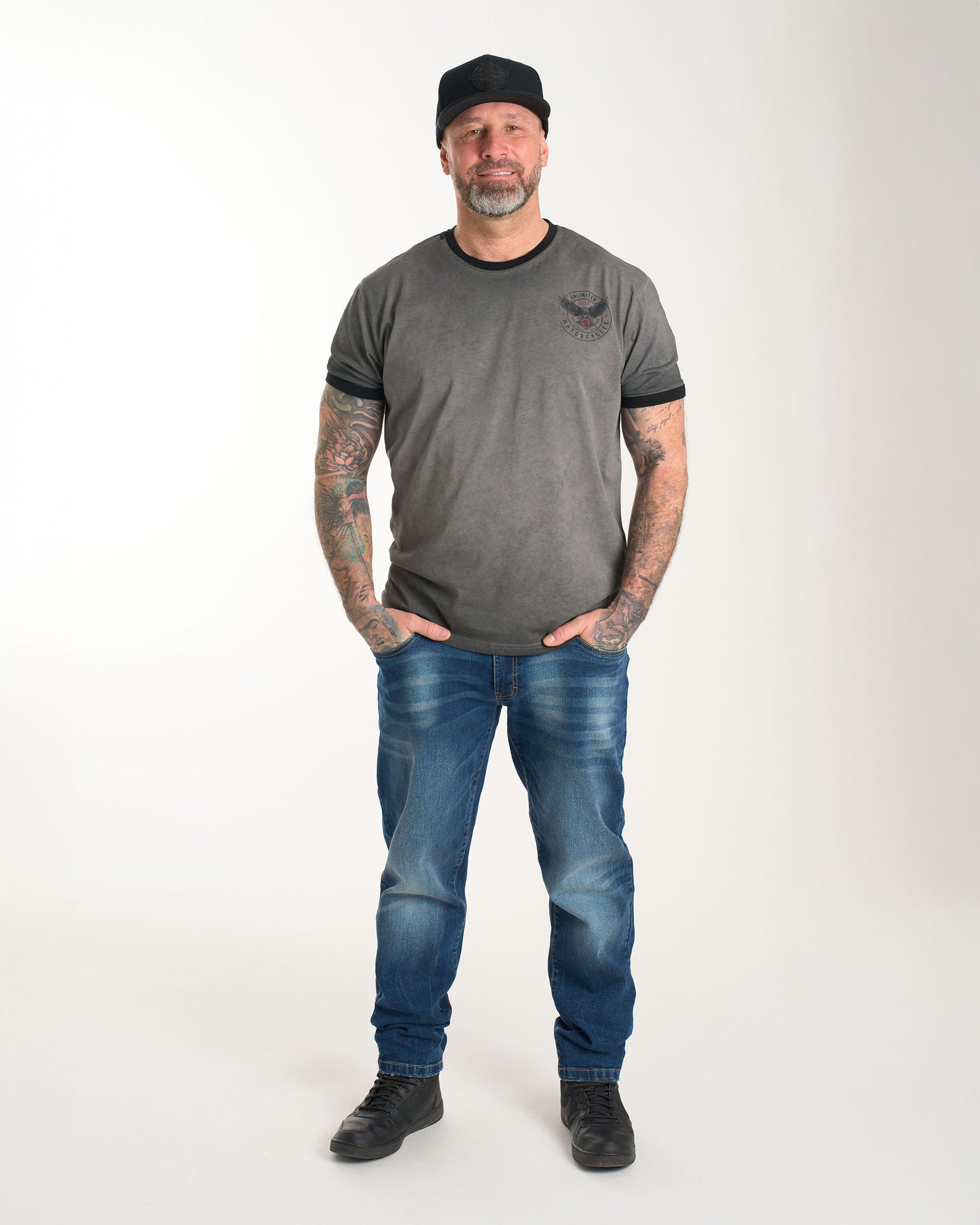 Férfi póló EAGLE III GREY