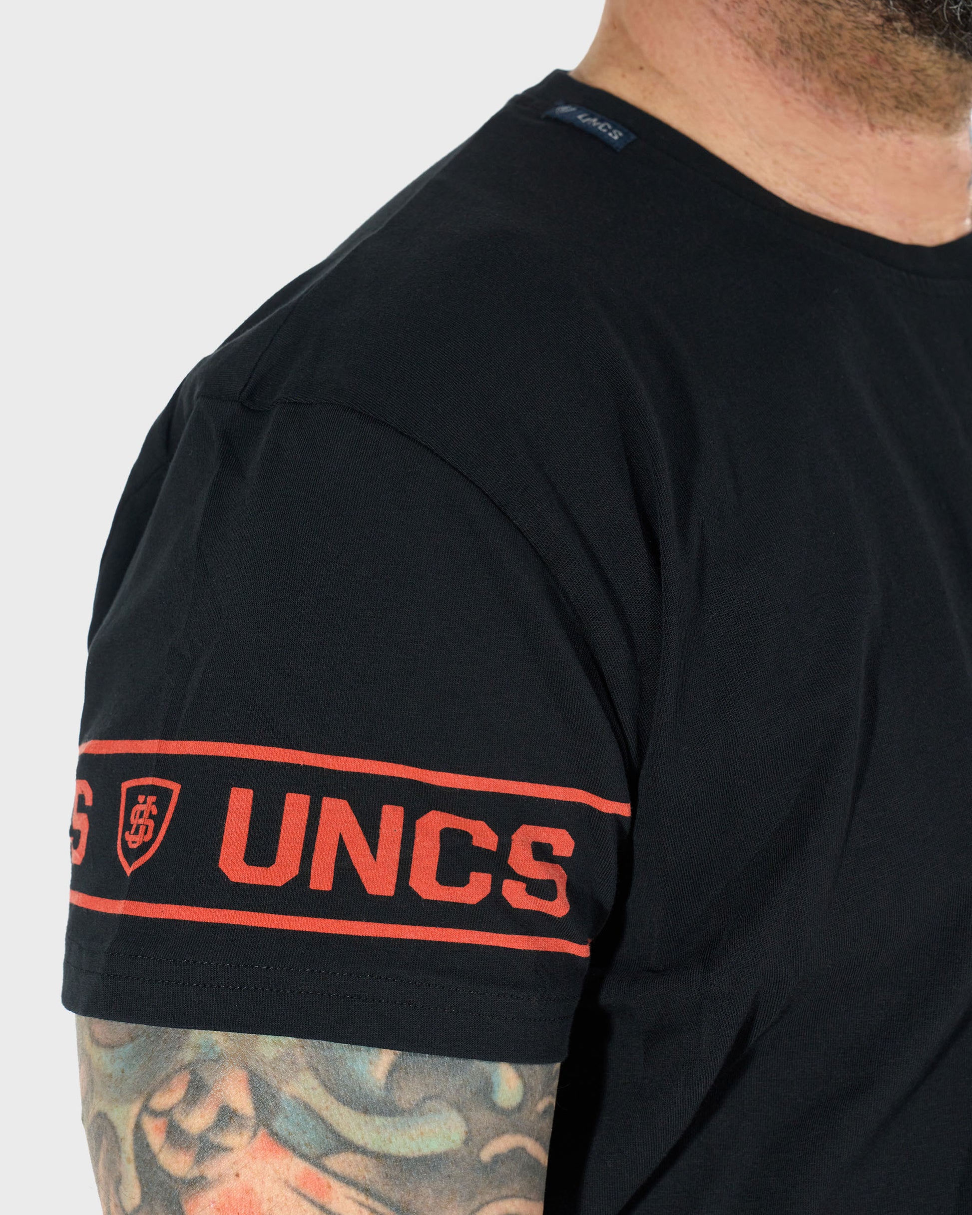 Férfi póló BRADY II BLACK/ORANGE