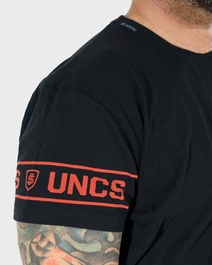 Férfi póló BRADY II BLACK/ORANGE