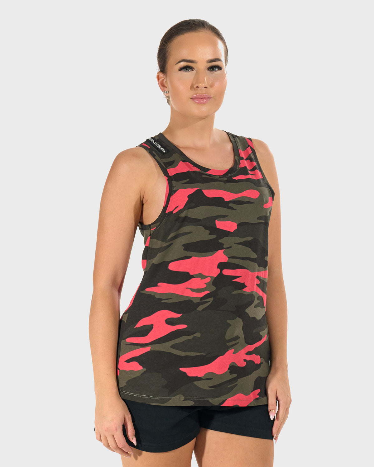 Női trikó Isabelle PINK CAMOUFLAGE