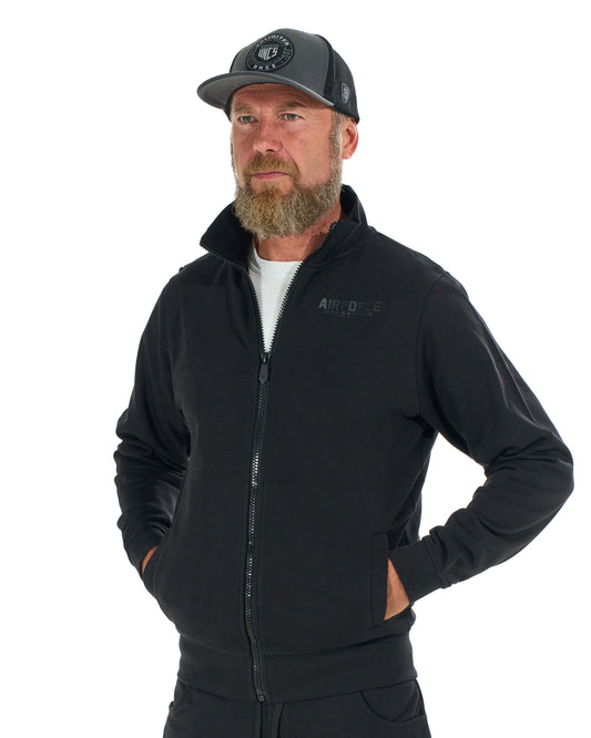 Férfi melegítőfelső AIRFORCE IV BLACK