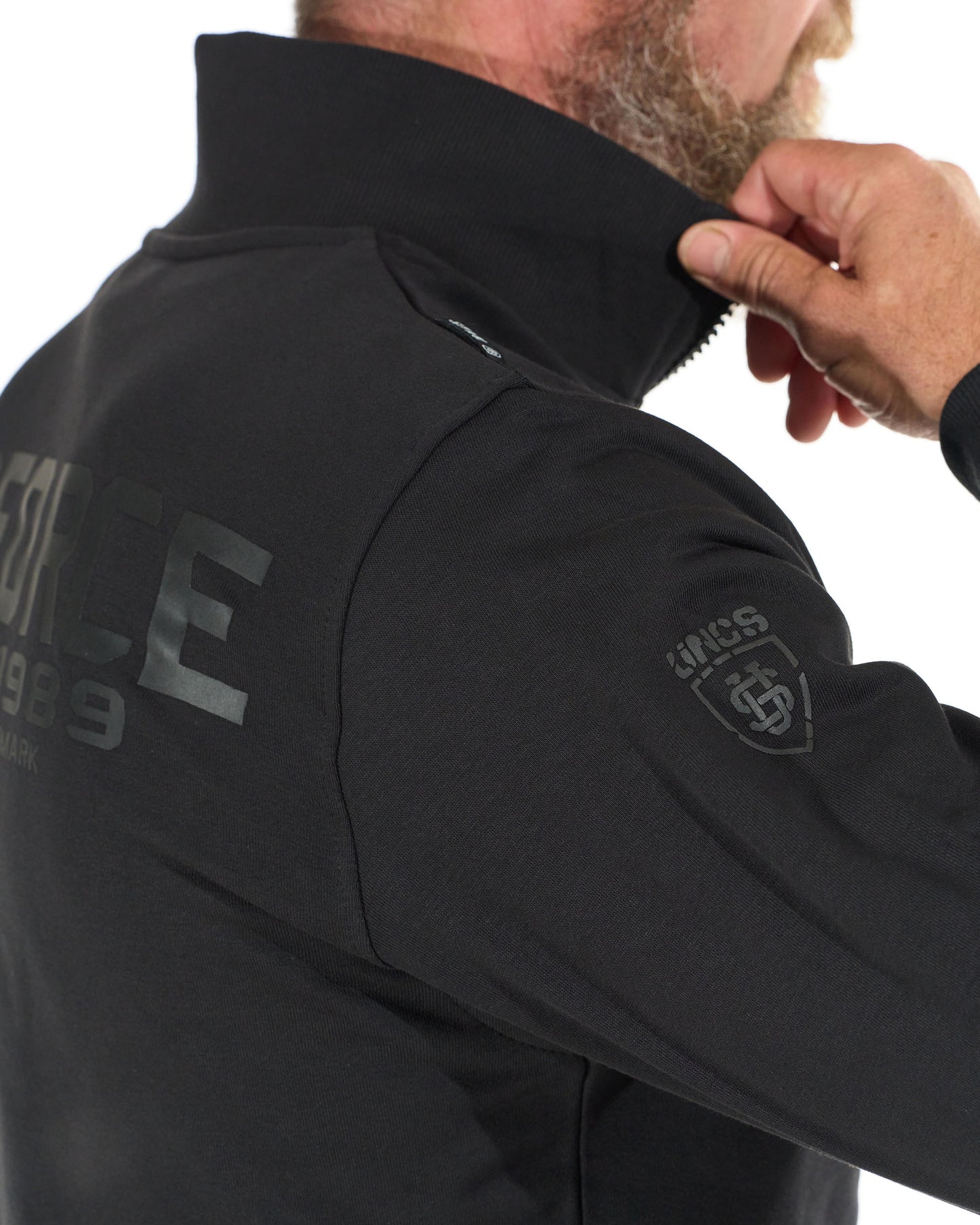 Férfi melegítőfelső AIRFORCE IV BLACK