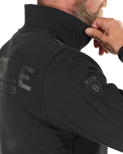 Férfi melegítőfelső AIRFORCE IV BLACK