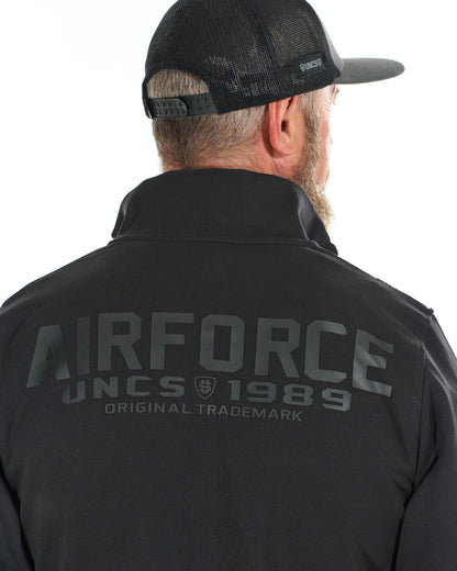 Férfi melegítőfelső AIRFORCE IV BLACK