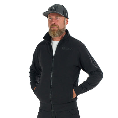 Férfi melegítőfelső AIRFORCE IV BLACK