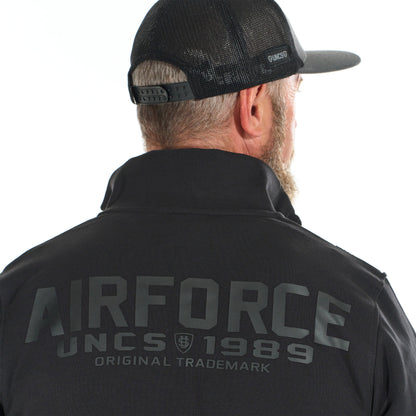 Férfi melegítőfelső AIRFORCE IV BLACK
