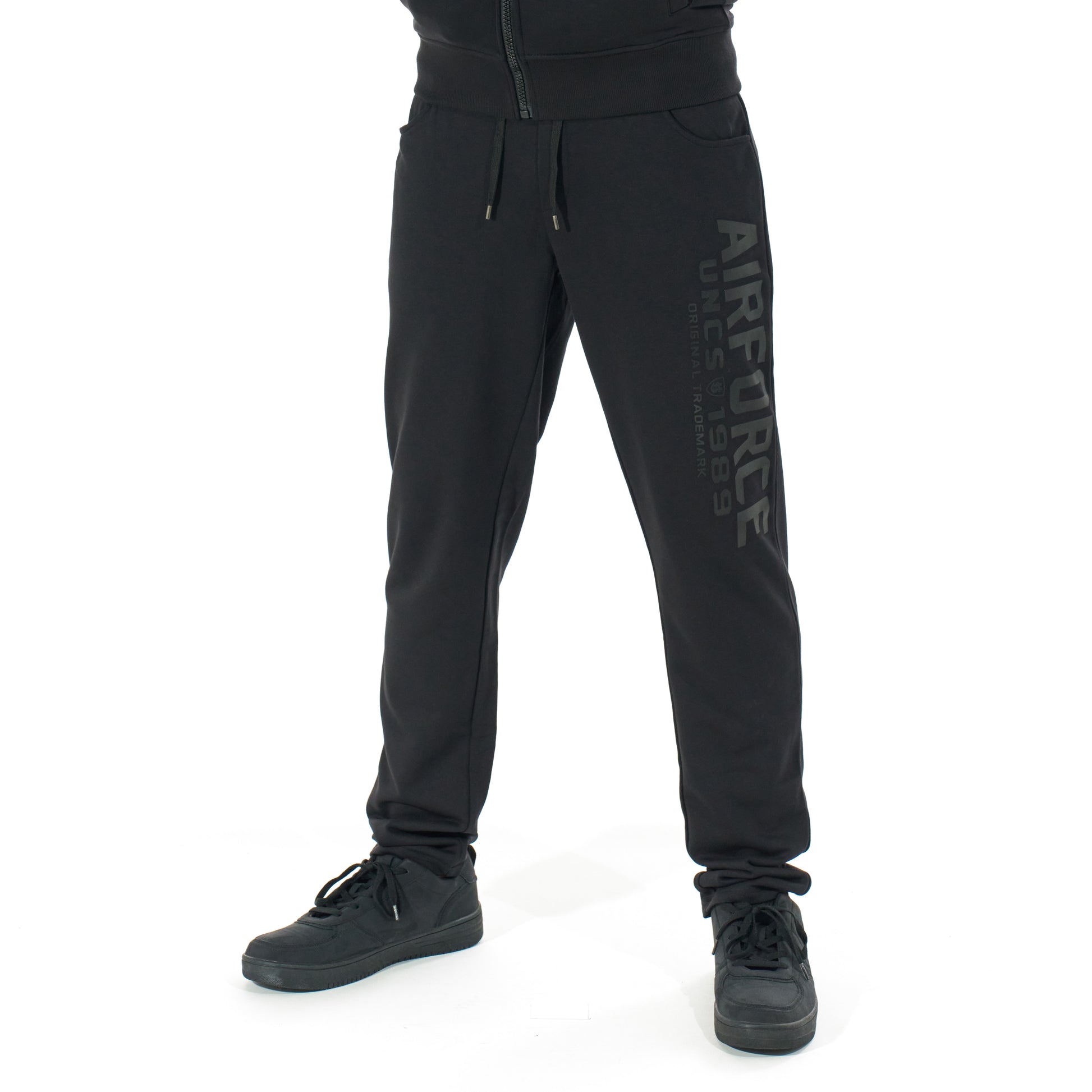Férfi melegítőnadrág AIRFORCE IV BLACK