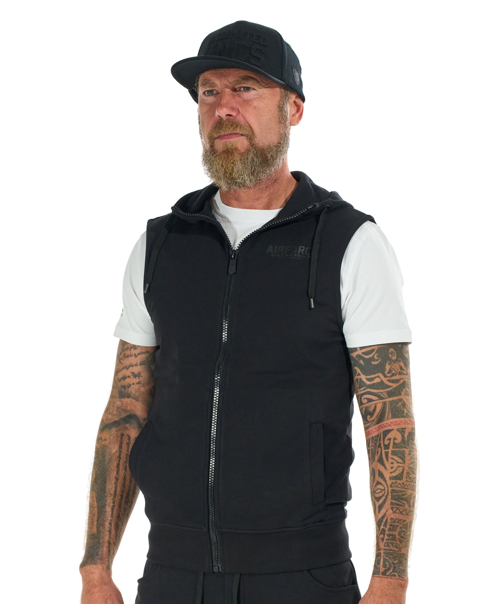 Férfi mellény AIRFORCE IV BLACK