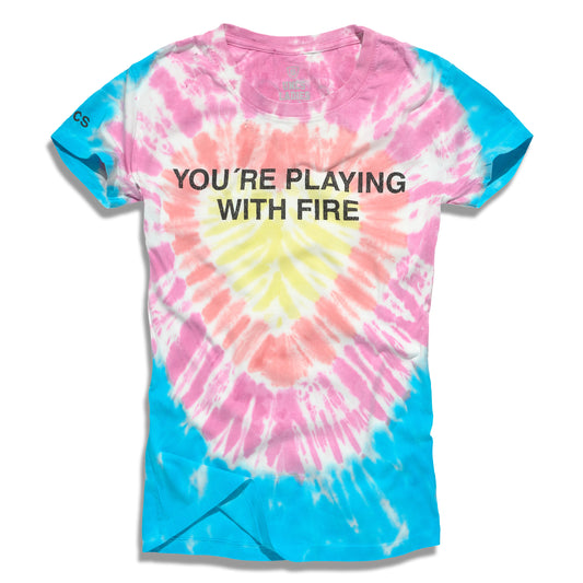 Női póló FIRE PINK