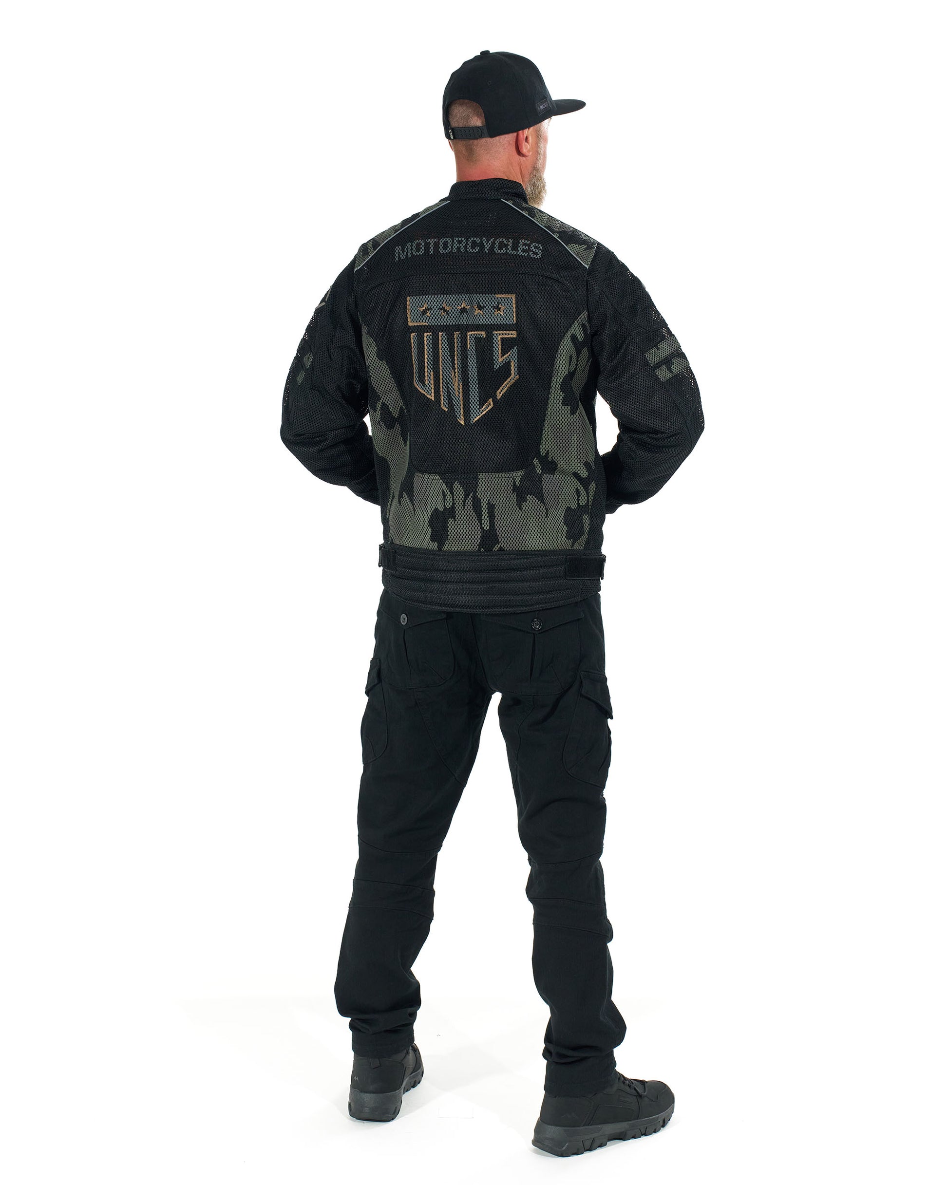 Férfi dzseki MOTORCYCLE (WITH PRINT) BLACK BLACK