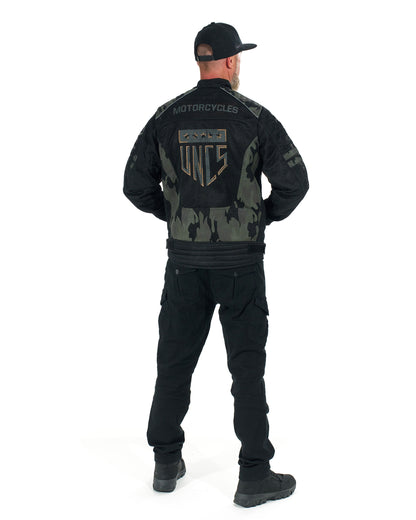 Férfi dzseki MOTORCYCLE (WITH PRINT) BLACK BLACK