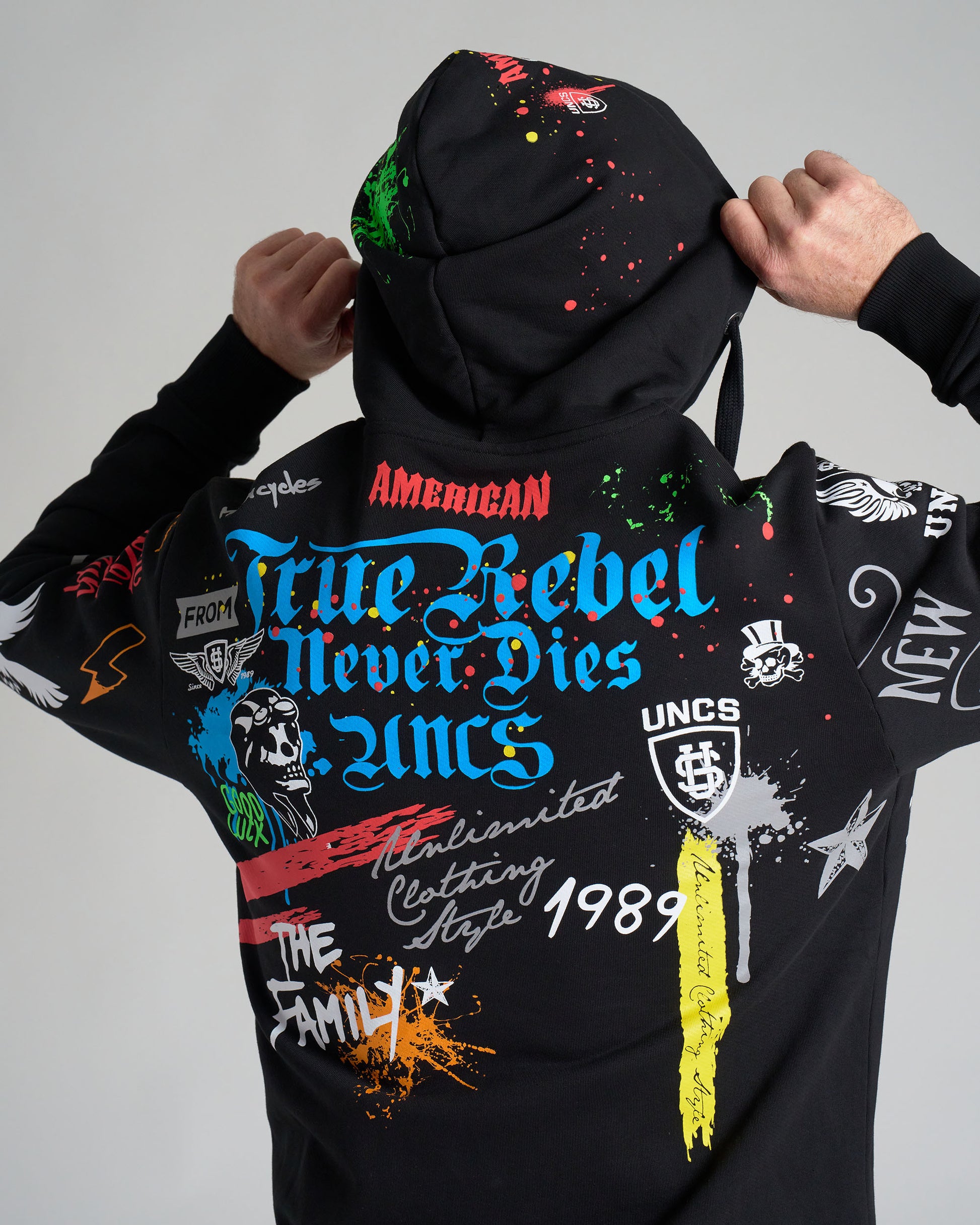 Férfi melegítőfelső FREEDOM BLACK