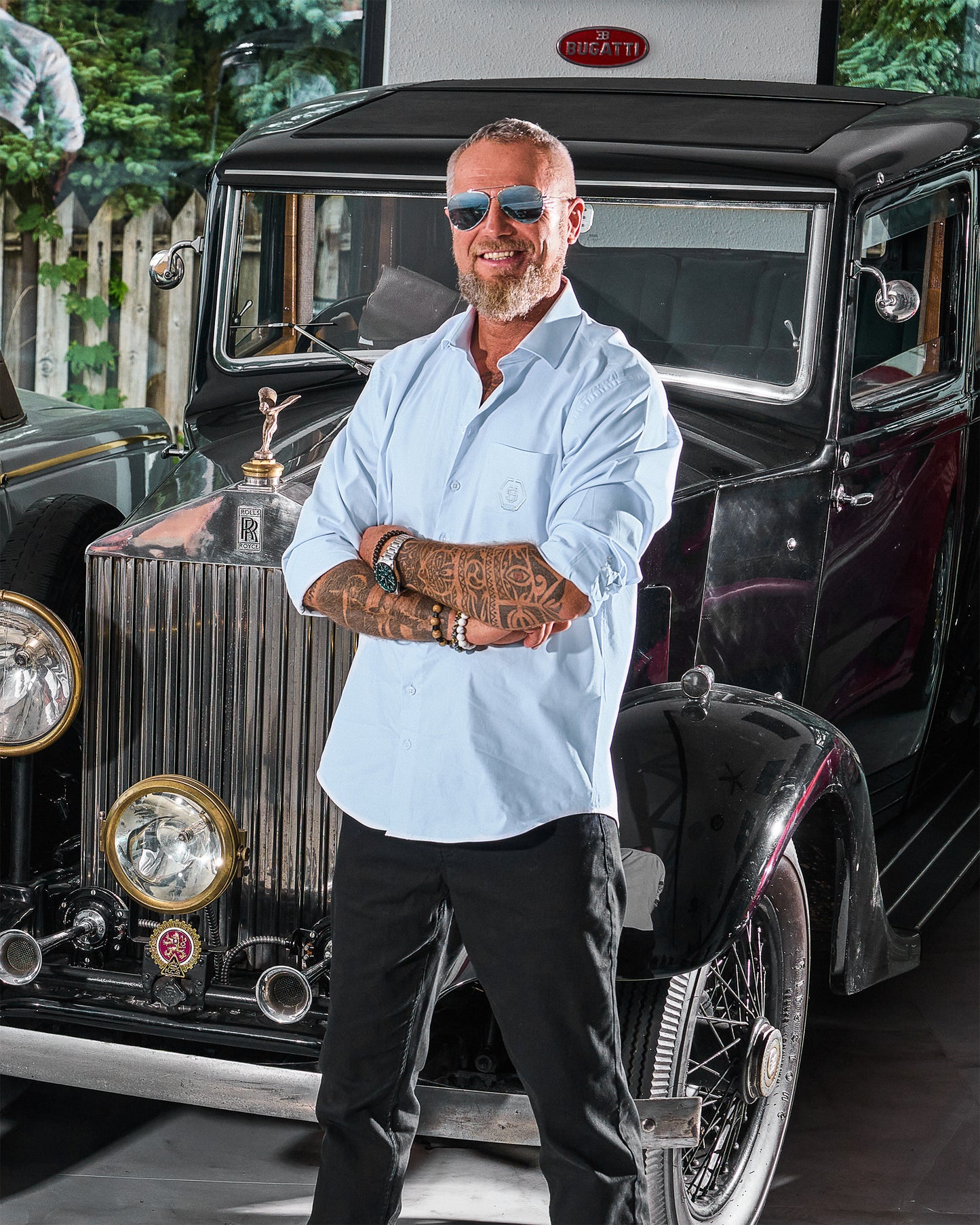 Férfi ing MONROE II BLUE