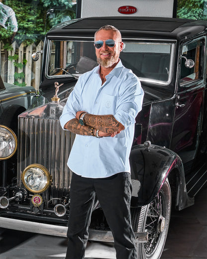 Férfi ing MONROE II BLUE