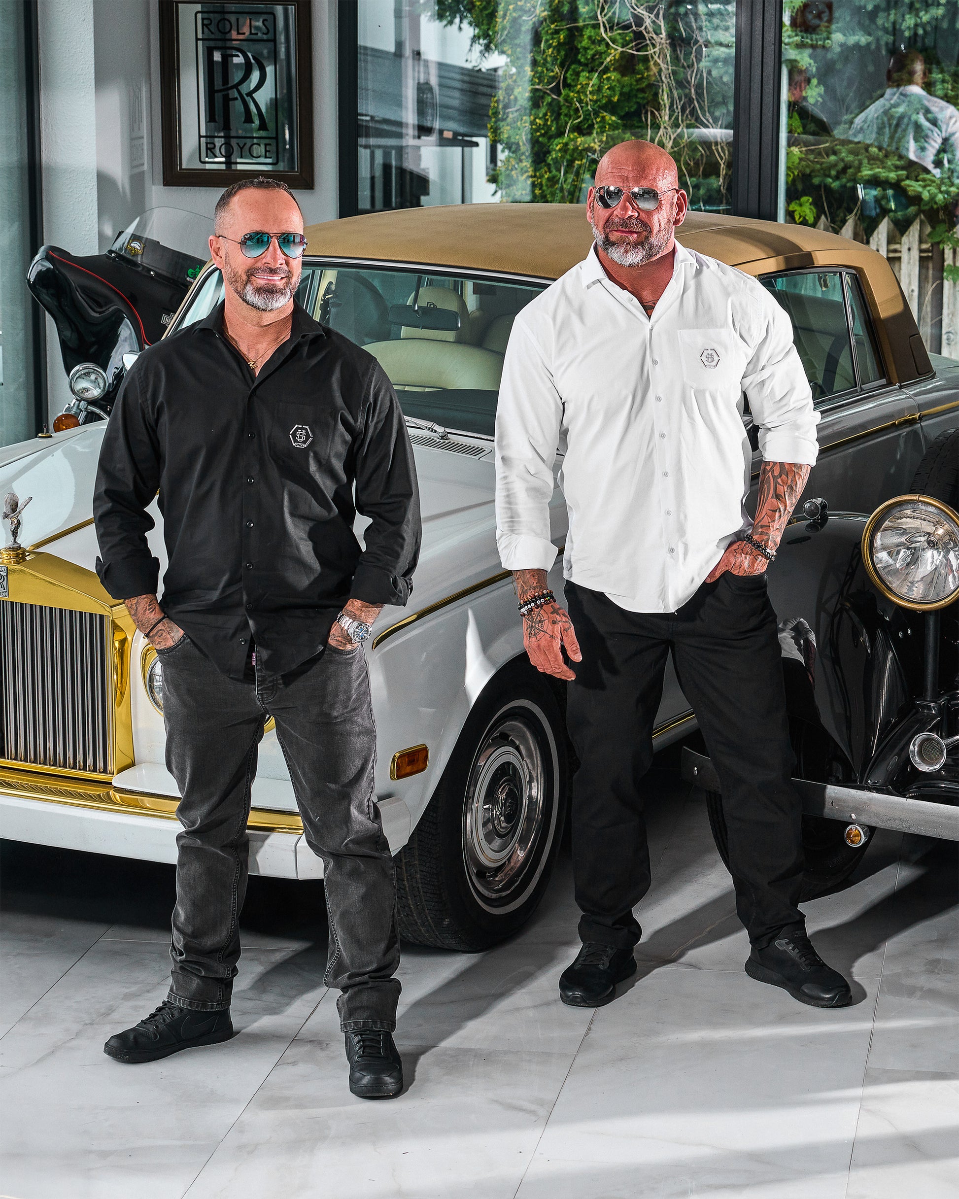 Férfi ing MONROE II WHITE