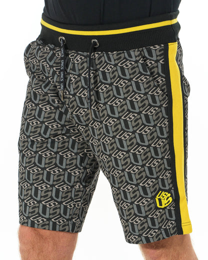 Férfi rövidnadrág COLIN BLACK/YELLOW