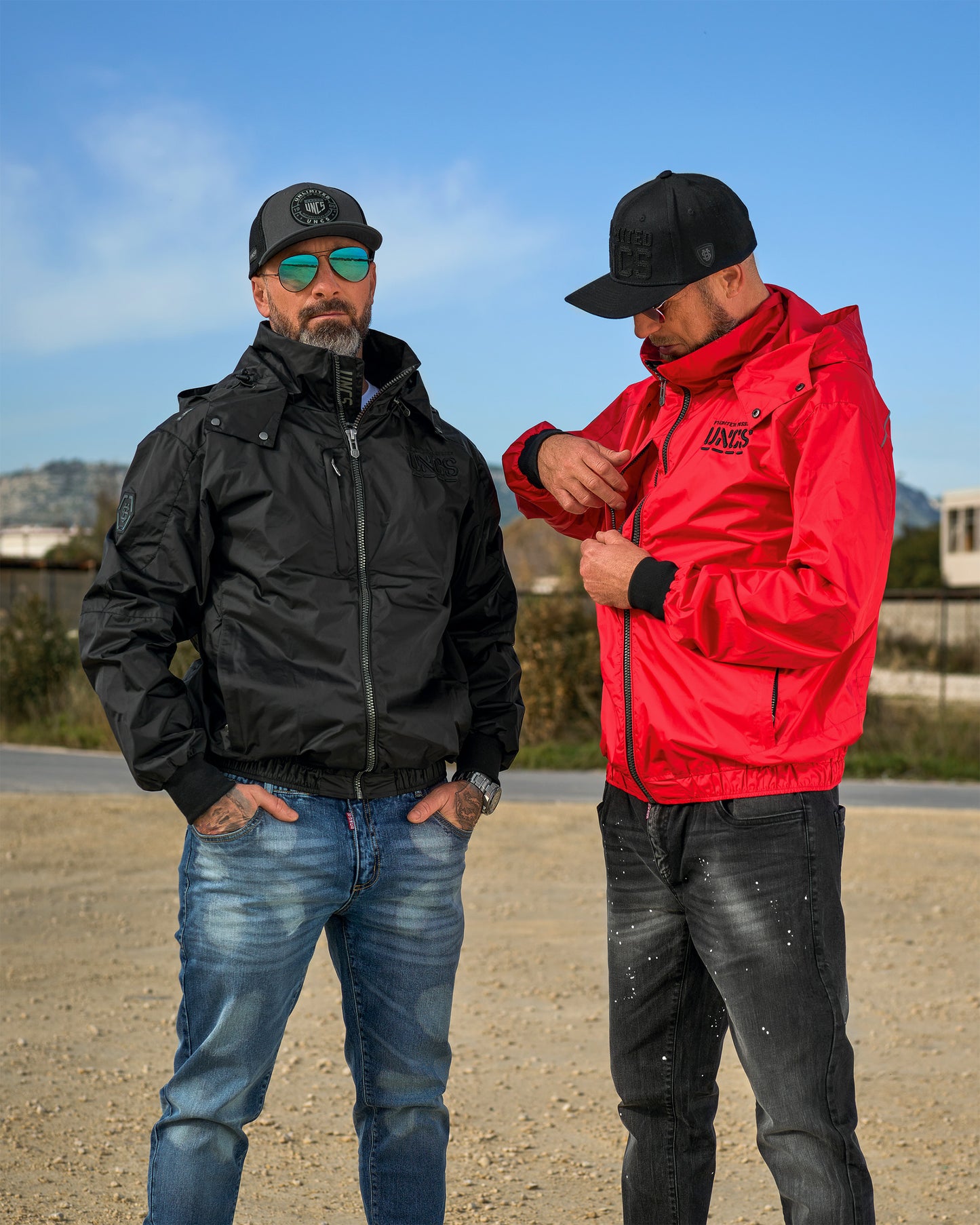 Férfi dzseki ARON BLACK