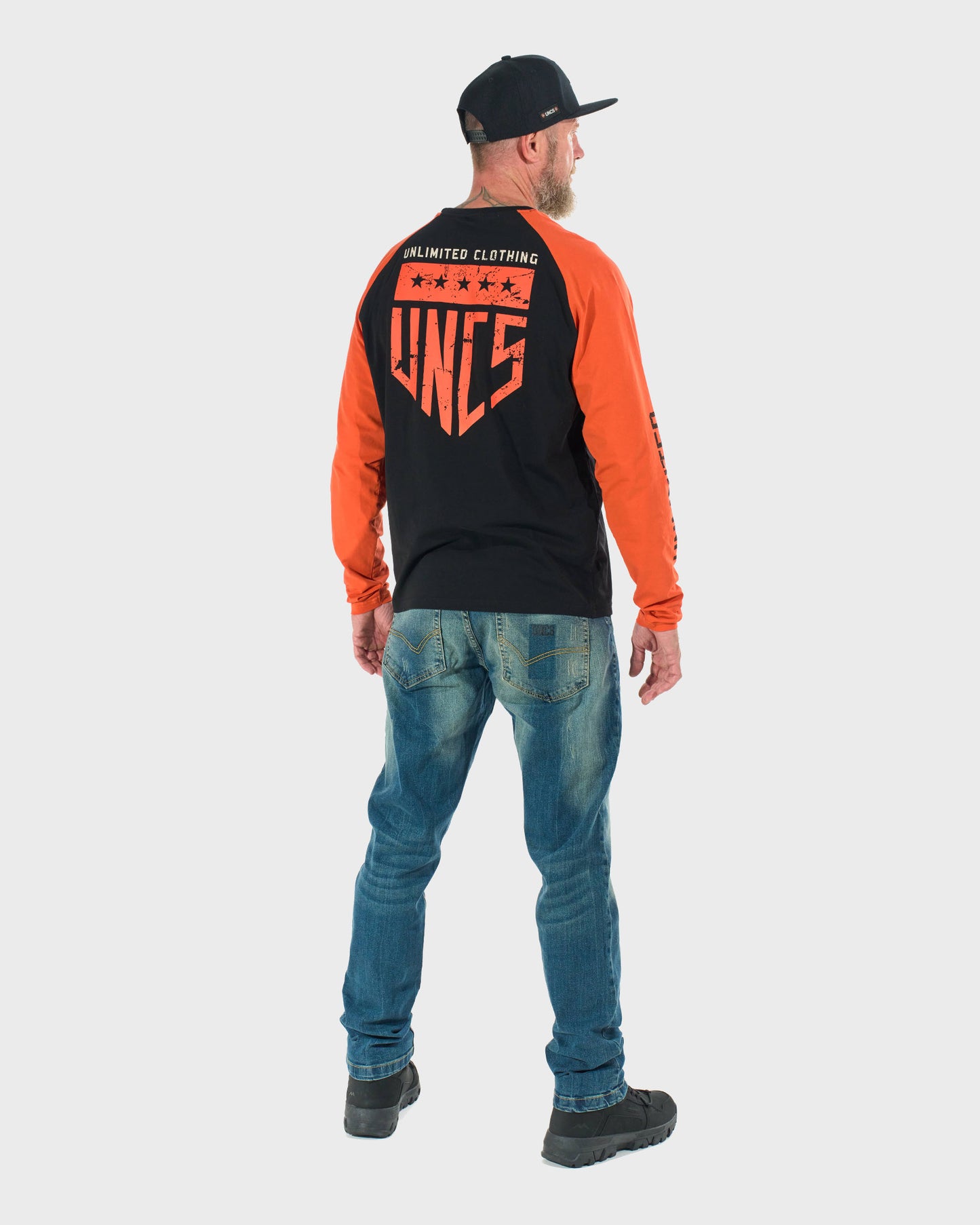 Férfi póló UNLIMITED II LS BLACK