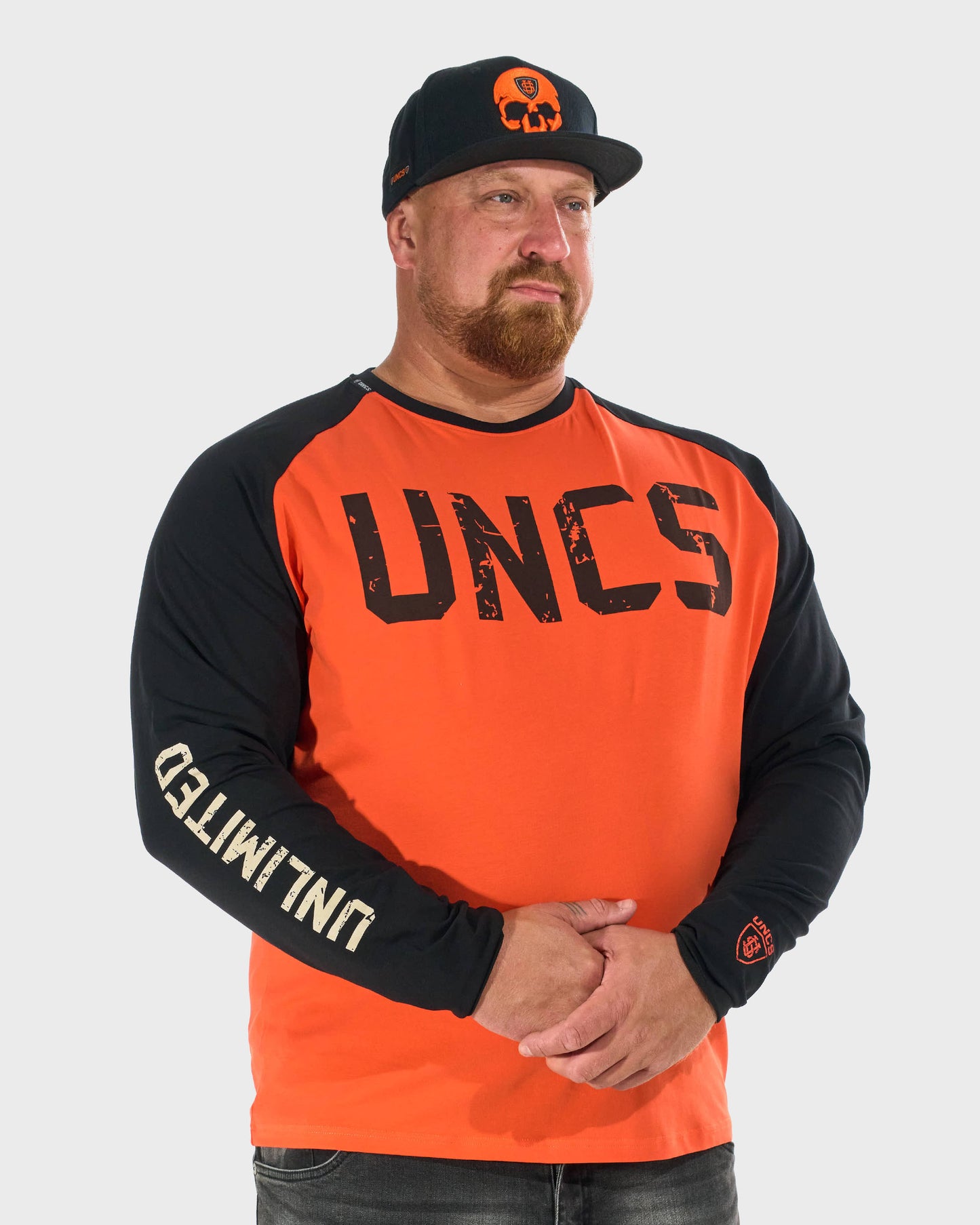 Férfi póló UNLIMITED II LS ORANGE