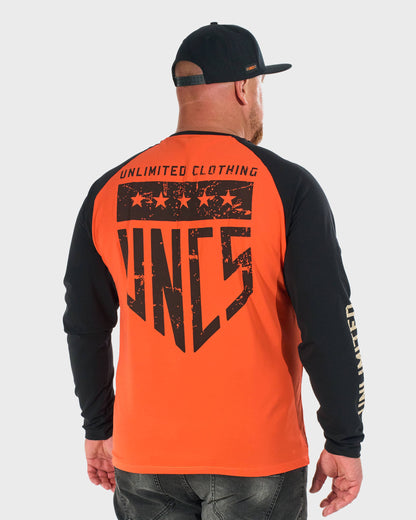 Férfi póló UNLIMITED II LS ORANGE
