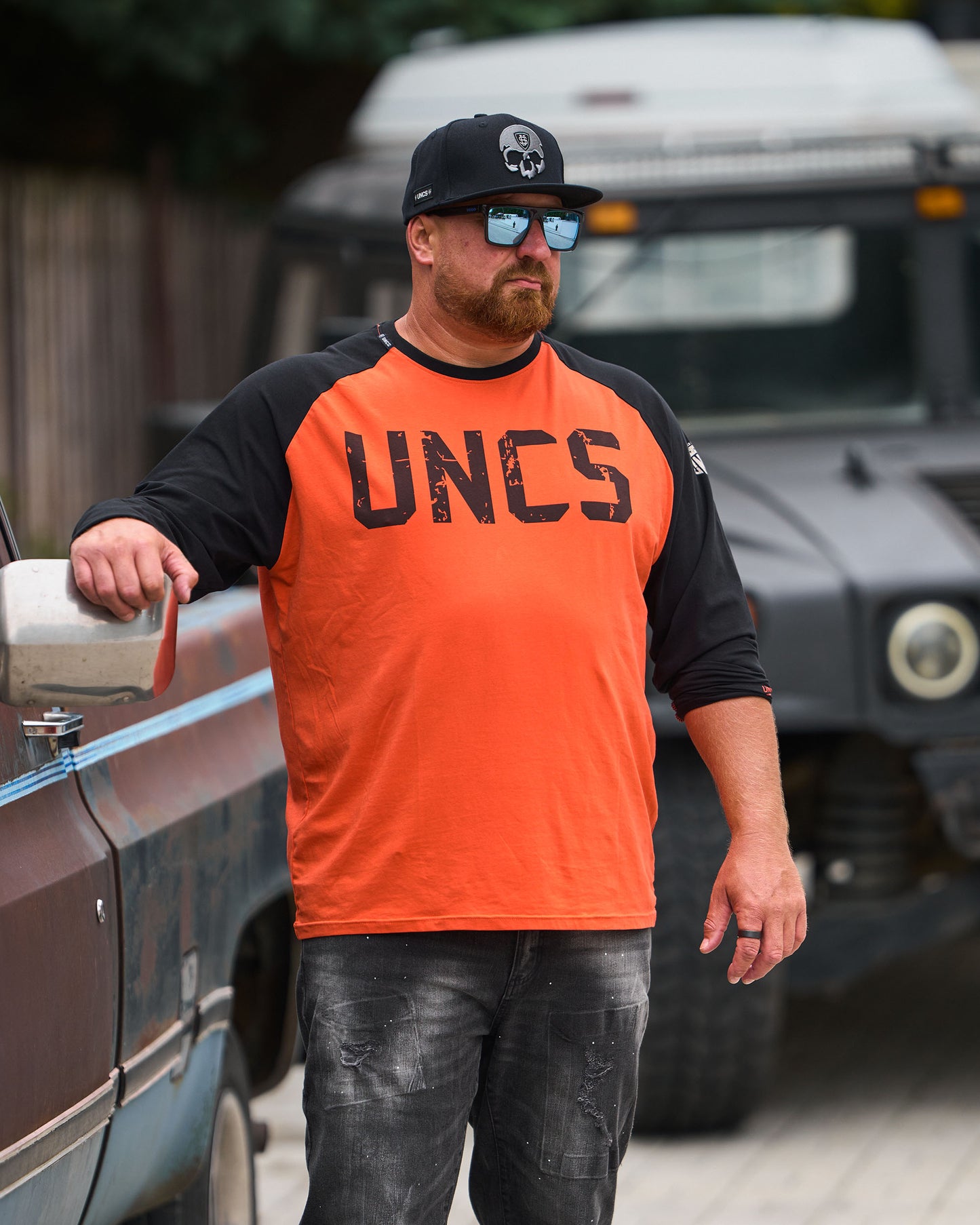 Férfi póló UNLIMITED II LS ORANGE