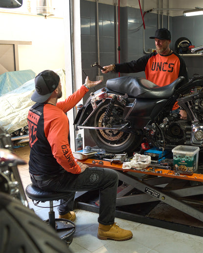 Férfi póló UNLIMITED II LS ORANGE