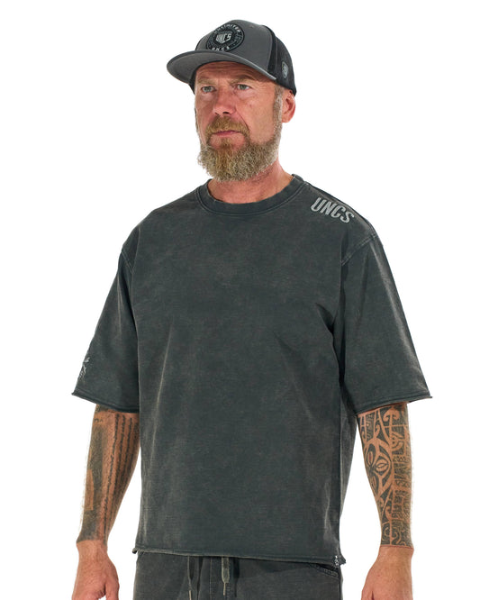 Férfi póló RALPH (OVERSIZE) ASPHALT