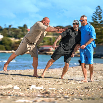 Férfi póló RALPH (OVERSIZE) ASPHALT