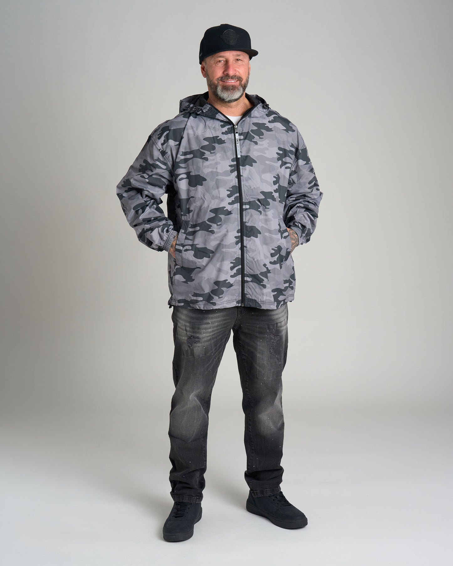 Férfi dzseki WINDY II CAMOUFLAGE