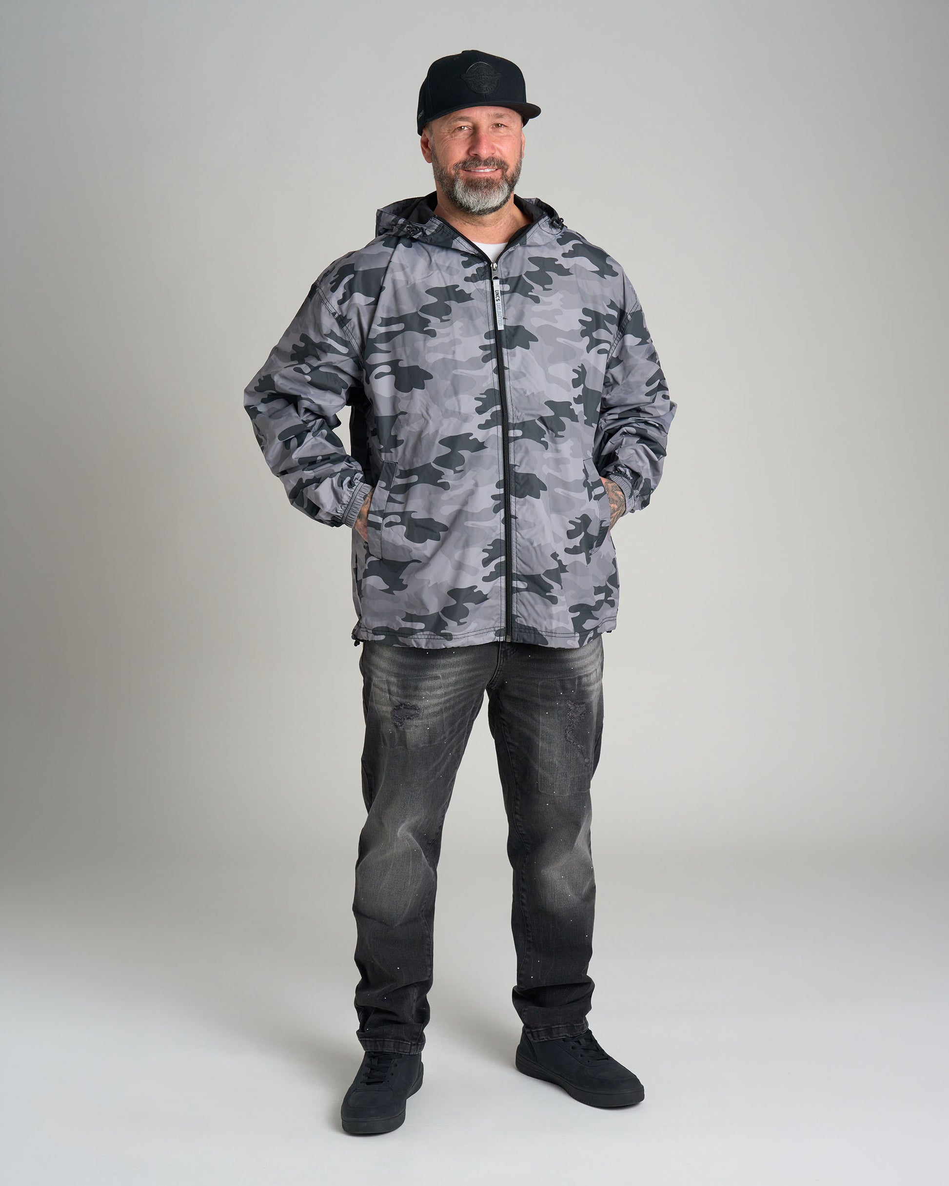 Férfi dzseki WINDY II CAMOUFLAGE