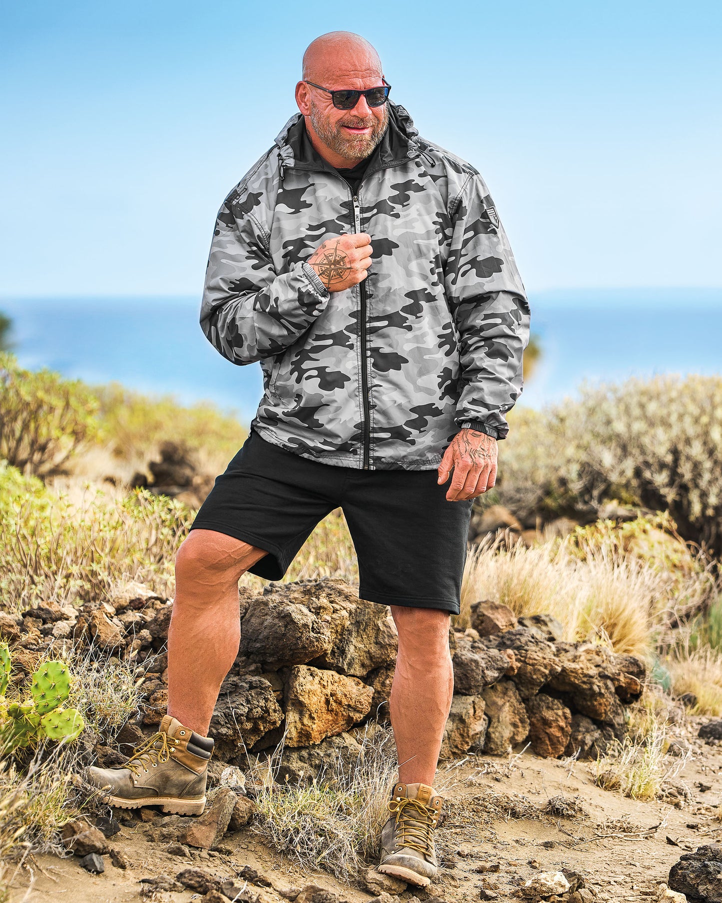 Férfi dzseki WINDY II CAMOUFLAGE