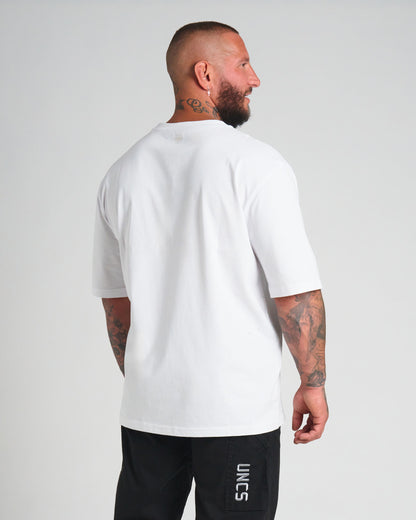 Férfi póló BASIC MID HEAVY WHITE