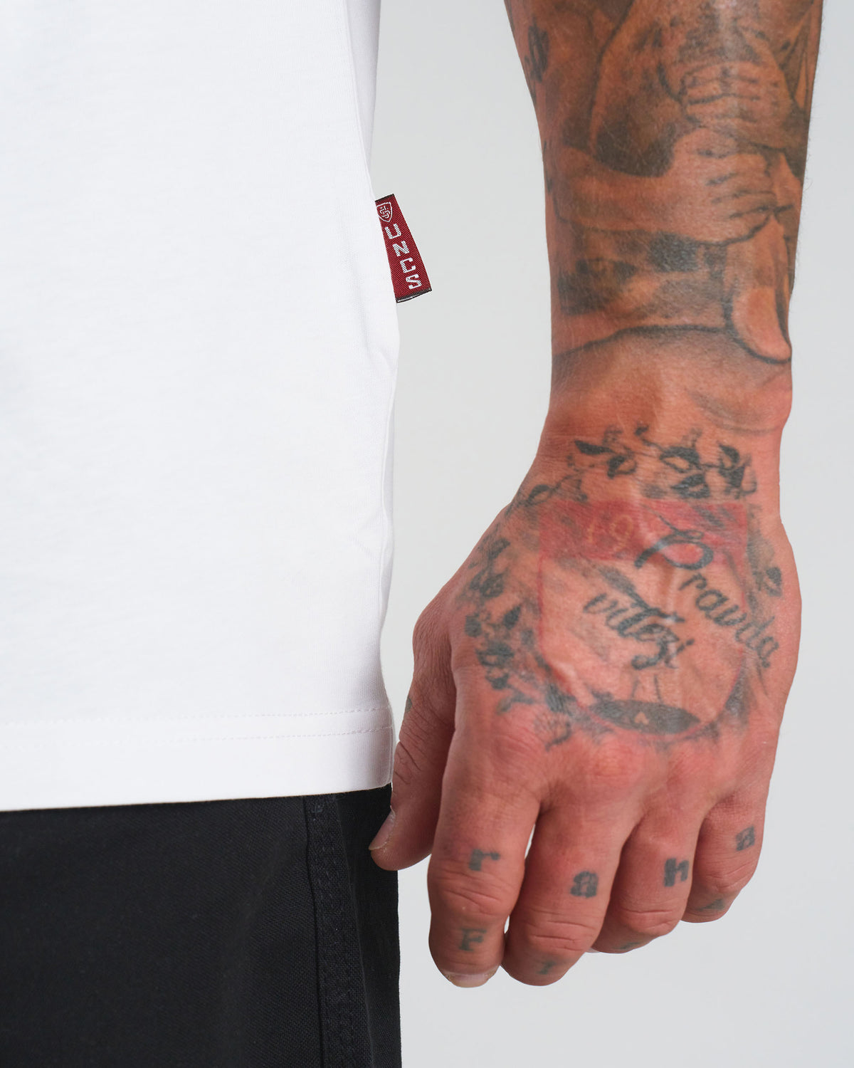 Férfi póló BASIC MID HEAVY WHITE