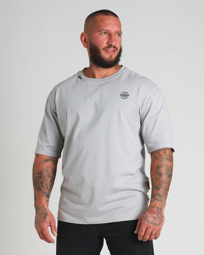 Férfi póló BASIC MID HEAVY GREY