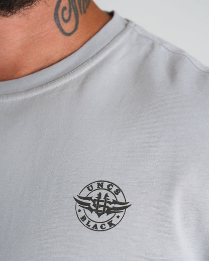 Férfi póló BASIC MID HEAVY GREY