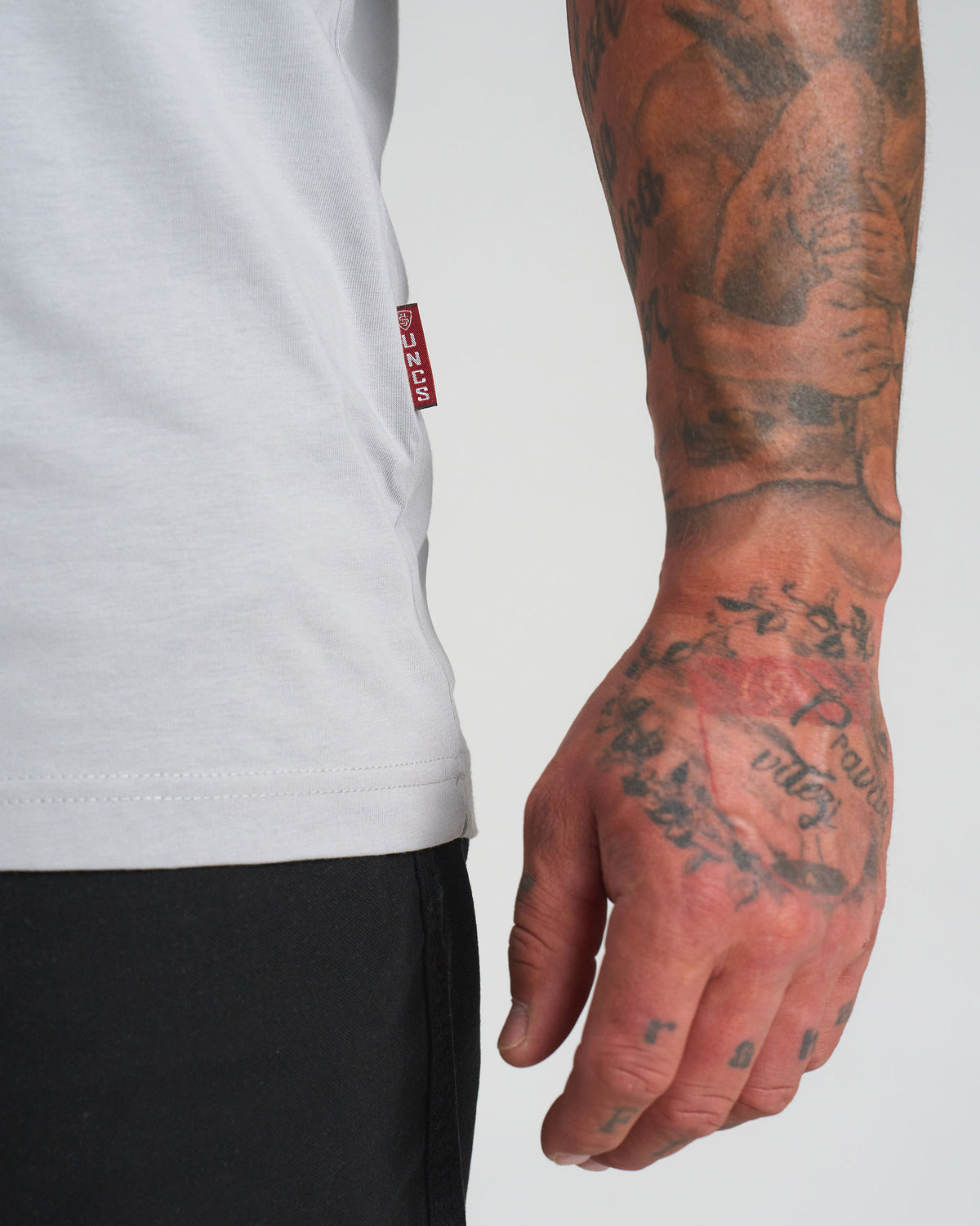 Férfi póló BASIC MID HEAVY GREY