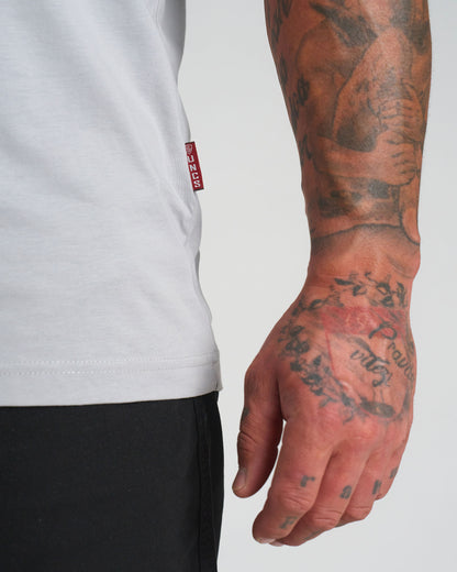 Férfi póló BASIC MID HEAVY GREY