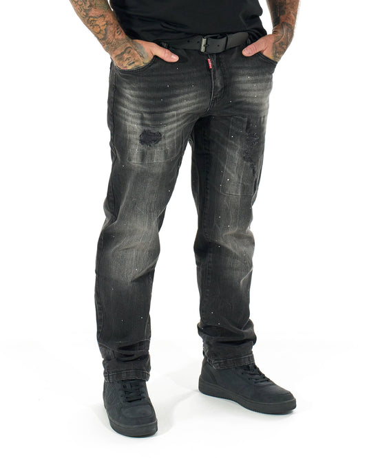 Férfi farmer GRANT II BLACK