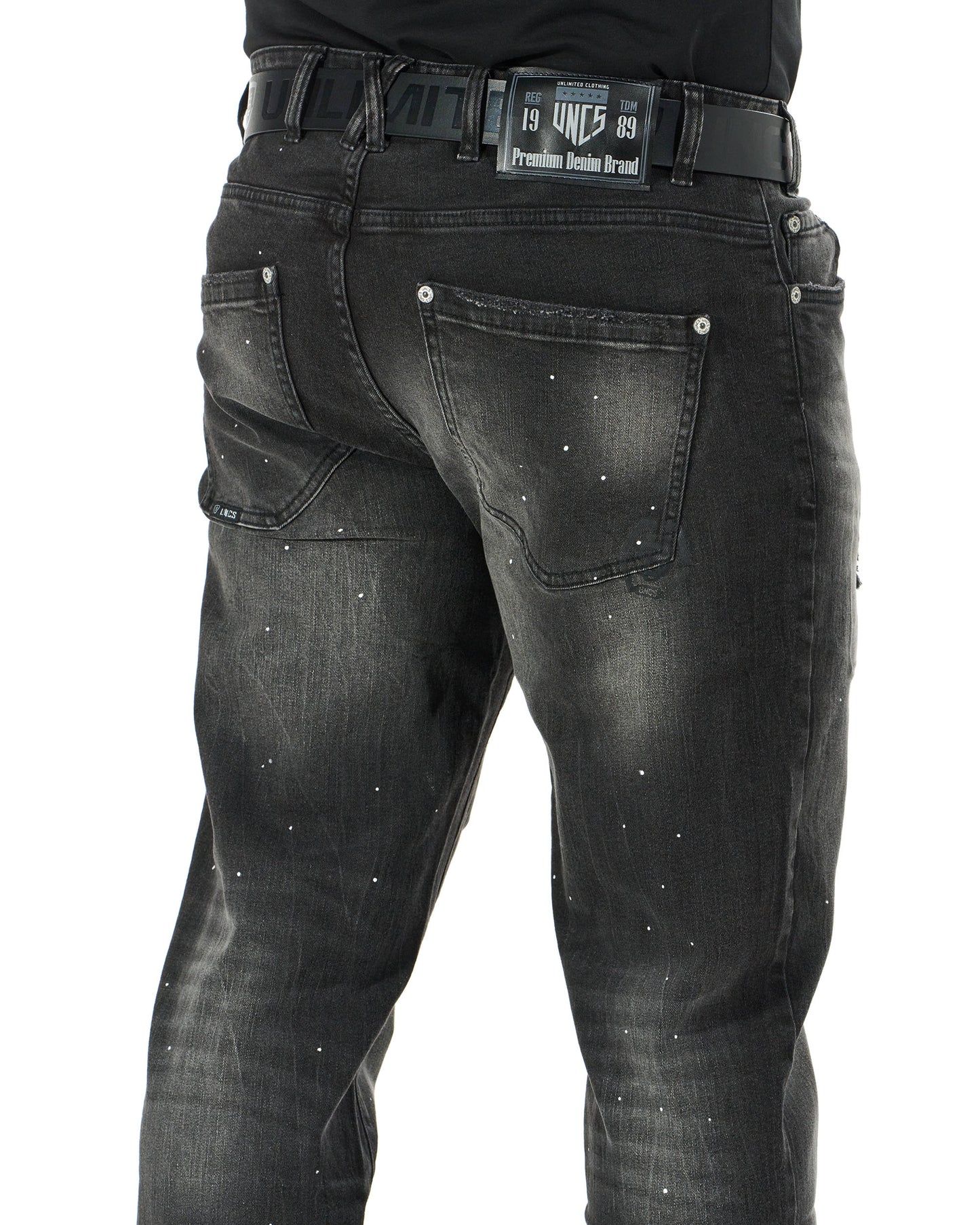 Férfi farmer GRANT II BLACK