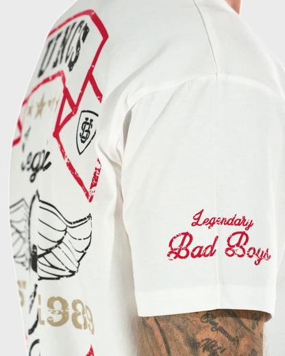 Férfi póló BAD BOYS WHITE